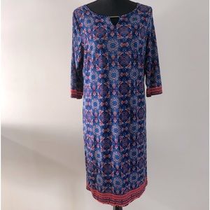 Women’s BB Collection Bohemian Geometric print Tunic dress size L